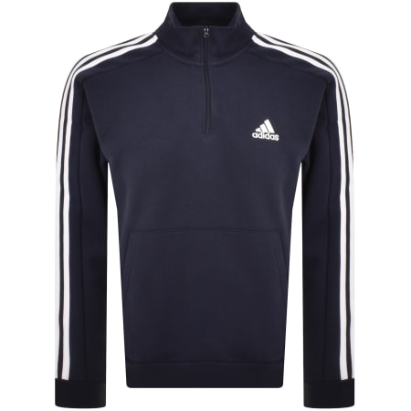 adidas Tiro Purple Half Zip Crop Fleece Sweatshirt | Zumiez